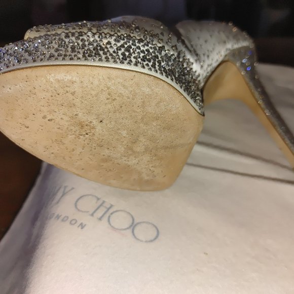 Jimmy Choo Salt in Ivory (White) - SZ 39 - Picture 5 of 7